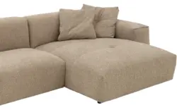 Goossens loungebank lago bruin stof - 8252192-{merk}-lago-bank-stof-bruin-01